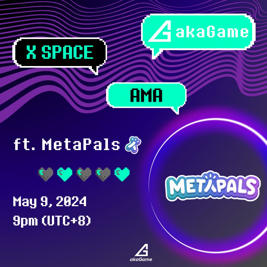 Join us to dive into the fun world of @MetaPals with 𝐠𝐢𝐯𝐞𝐚𝐰𝐚𝐲𝐬 🚀 In this session, 𝟏𝟎 𝐁𝐅𝐅 𝐚𝐧𝐝 𝟐𝟎 𝐁𝐅 𝐬𝐩𝐨𝐭𝐬 will be provided for the upcoming launch of #teletubbies companions in the mid-May! If you haven't reserve one, don't miss out!! ⏰Time: 𝟗𝐩𝐦,