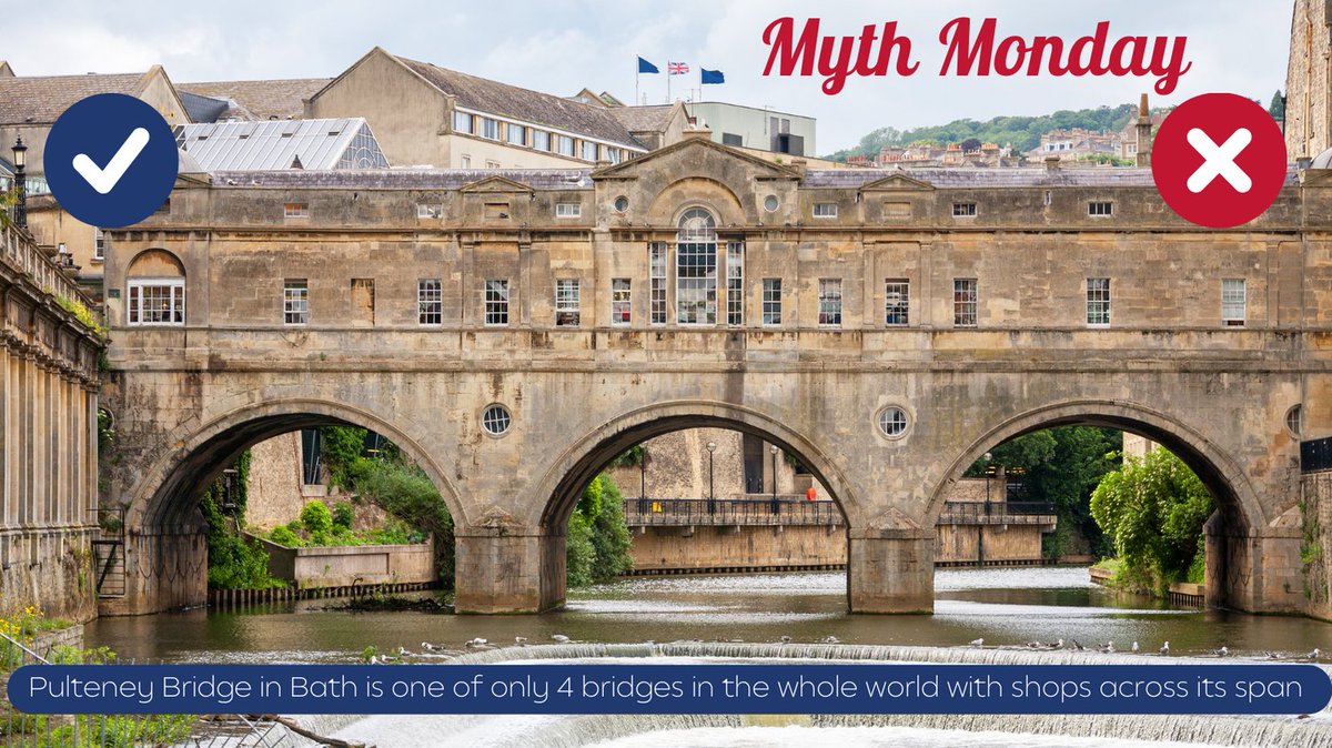 VOTE NOW
This is the majestic Pulteney Bridge in Bath - completed 280 years ago! 

#visitBath #pulteneybridge #smallgrouptravel #smallgrouptours #visitengland #mythsandlegends #mythsandfacts #mythmonday #bathengland #pulteneybridge #pulteneybridgebath #bathuk