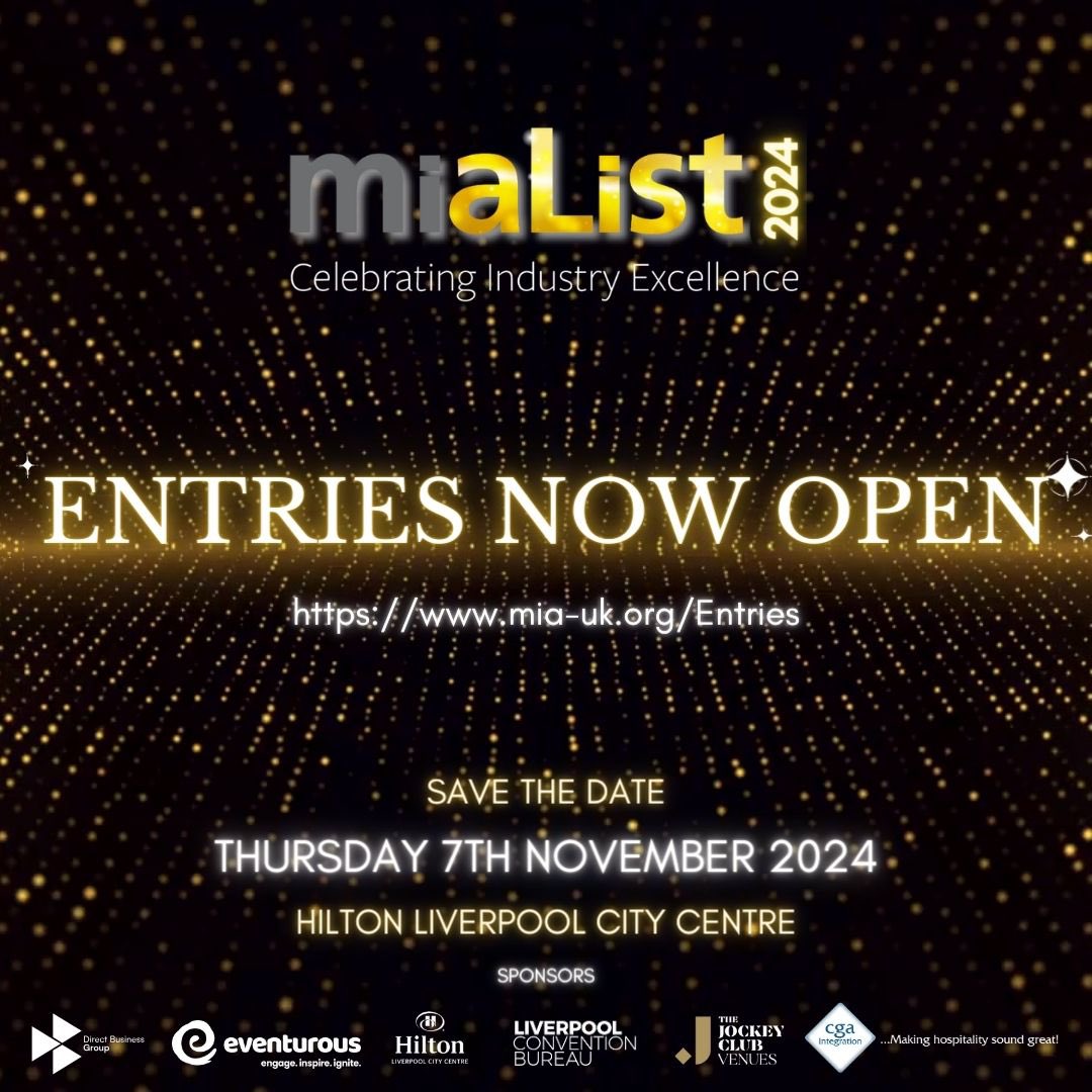 Entries are now open for the miaList 2024! Click the link for more info : mia-uk.org/miaList