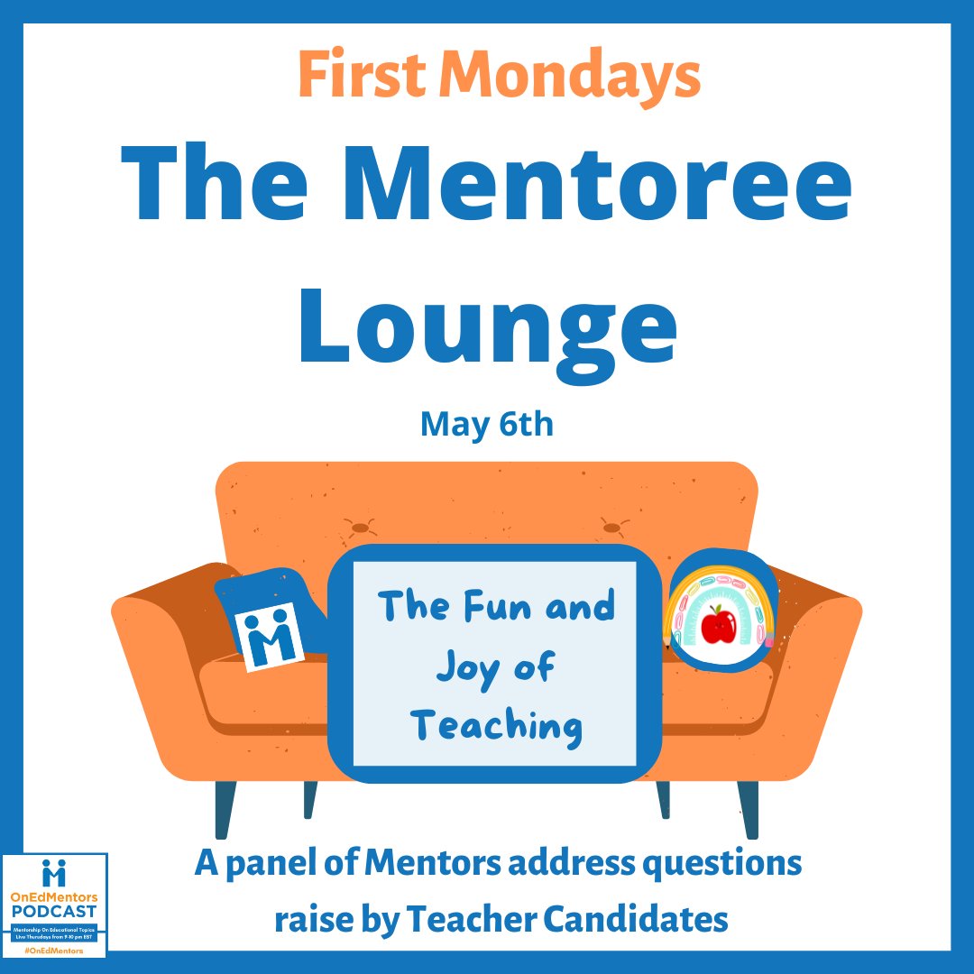 Thank you, again, to last night's panel of Mentors who spoke about The Fun and Joy of Teaching on our monthly feature of The Mentoree Lounge on #OnEdMentors. Listen and share: voiced.ca/podcast_episod… #teachercandidates #teaching #education @uOttawaEdu @lakeheadORILBEd @LaurierEdu