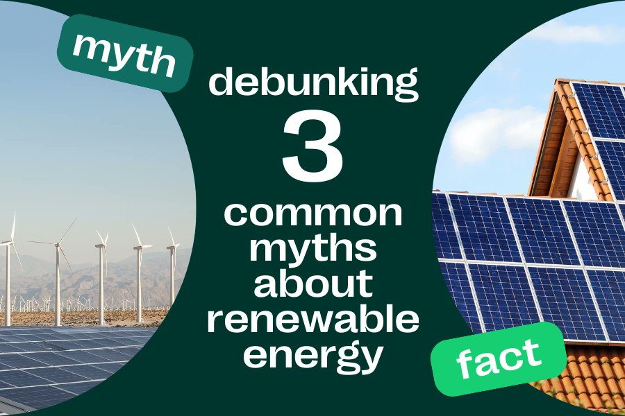 ⚡'With energy consumption accounting for almost 75% of global emissions, we need to deploy renewables and invest in clean technologies - fast.' Common myths are stalling the much-needed transition to clean energy sources. Read more⬇ greenhouse.agency/blog/3-myths-r…