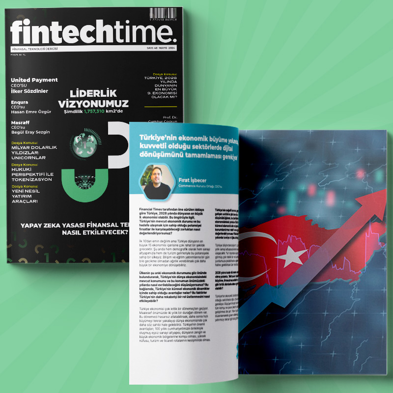 'Türkiye’nin ekonomik büyüme yolunda, kuvvetli olduğu sektörlerde dijital dönüşümünü tamamlaması gerekiyor!' Commencis Kurucu Ortağıve CEO'su Fırat İşbecer (@Fisbecer ) ile gerçekleştirdiğimiz röportaj ve görüşleri Fintechtime Mayıs sayısında yer aldı. fintechtime.com/2024/05/turkiy…