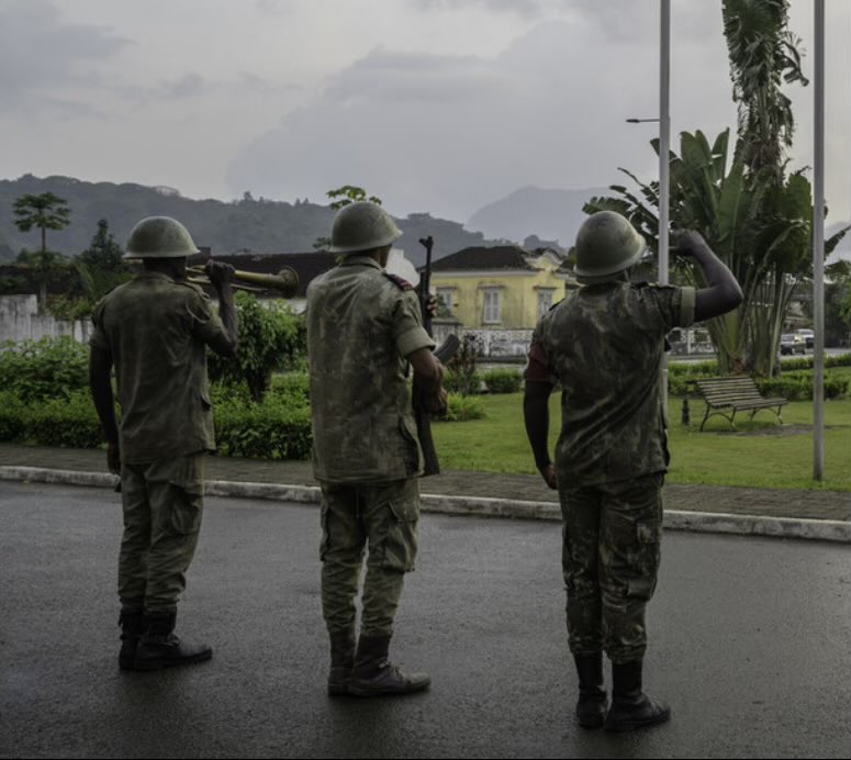 African state signs defense deal with Russia. 

The government of Sao Tome and Principe has signed a military cooperation agreement to defend against threats. 

There goes the influence of Portugal, the EU and NATO.