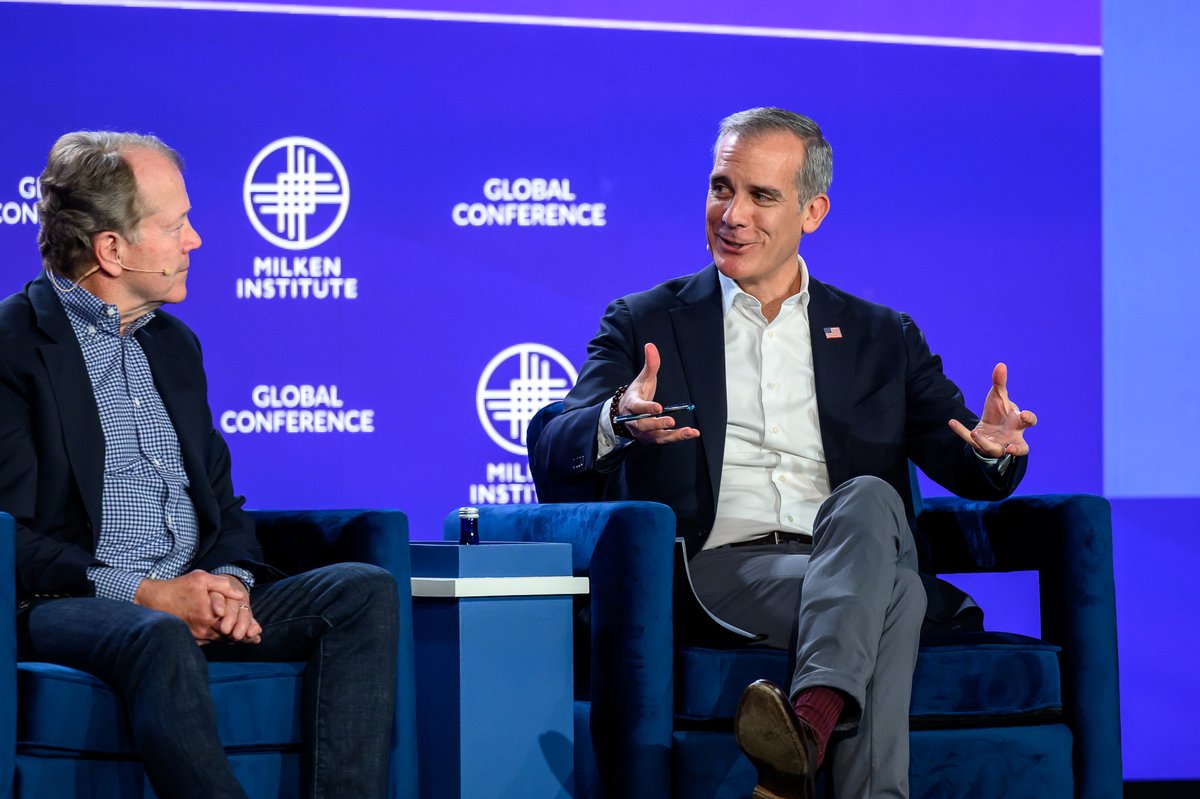 Honored to have been part of the engaging conversation at @MilkenInstitute's Global Conference. We explored India's dynamic landscape, investment opportunities, and the importance of the #USIndia partnership. Thank you, @sumantmandal and @JohnTChambers for the insightful