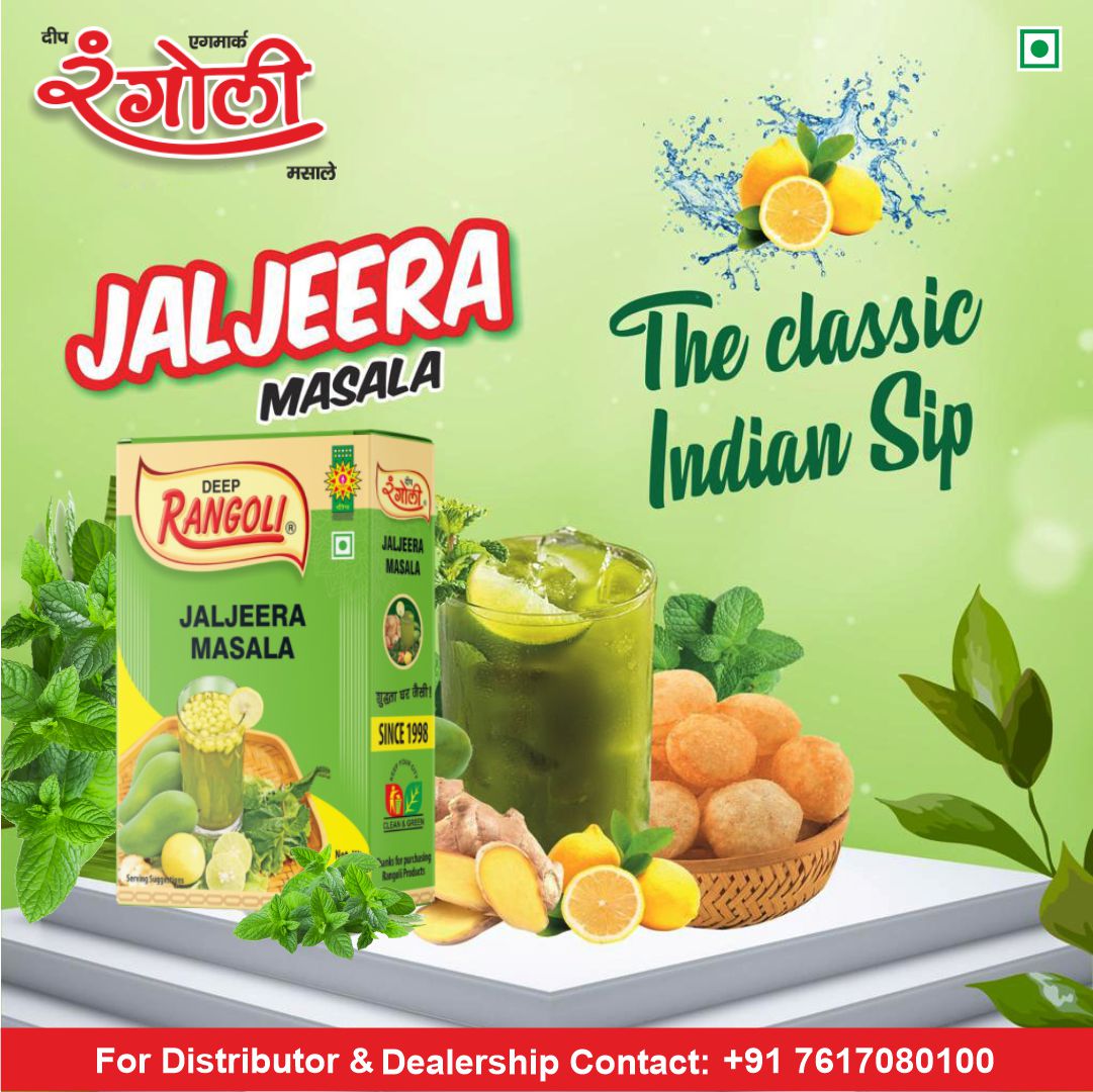 Here is a little something to cool yourself and your family during these summer noons. Try Rangoli Jal Jeera Masala to make your Summers Refreshing.👌
.
.
.
#rpurespices #rpuremasala #indianspices #jaljeera #jaljeeradrink #jaljeeramasala #masala #summerdrink