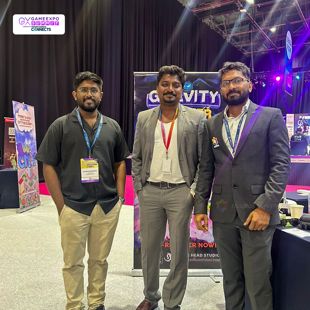 'Thank you for an incredible time at Game Expo and GameExpo Summit! 

🎮 Madras MindWorks was thrilled to be part of such an amazing event at World Trade Center, Dubai. Exciting collaborations and unforgettable moments! 🌟 

#GameExpoDubai #MadrasMindWorks #DubaiEvent