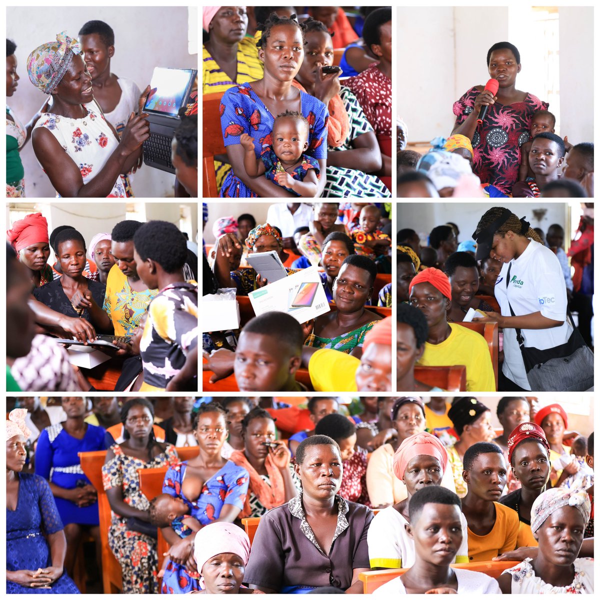 The journey to up-skill more than 1,000 #Women with #digitalskills commenced yesterday in Akworatora, in North Dokolo County. 

Our partnership with #UCC and #UCUSAF is intended to make work easier, enable women to access #digitalfinance, and alleviate poverty.

@UCC_Official