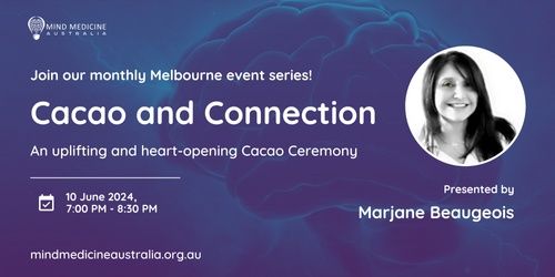 Join our June community event in #Melbourne: #Cacao and Connection facilitated by Marjane Beaugeois. All funds raised will go directly towards our Patient Support Fund and advocacy efforts. Book your ticket for 10 June: buff.ly/3PG9i3I