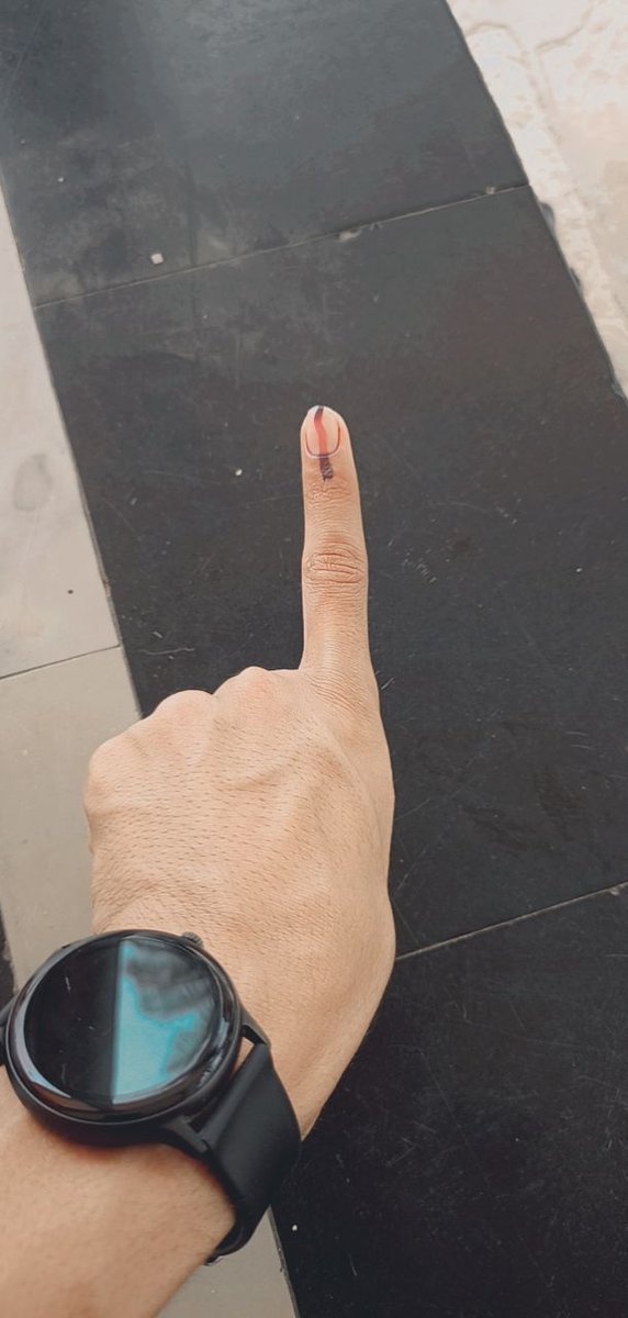 I caste my vote ✅ 
#LokSabhaElection2024 
#VoteForINDIA 
#Northkarnataka