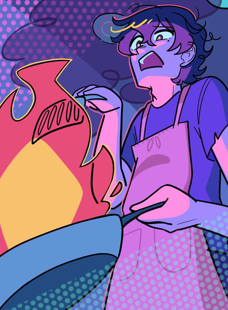 Redpksp's tweet photo. Miyano just wanted to make scrambled eggs for Sasaki😭🔥
Day 2: Cooking !!

#MiyanoWeek2024 #miyanoyoshikazu #佐々木と宮野 #SasakiToMiyano https://t.co/nYxa5A5o2j