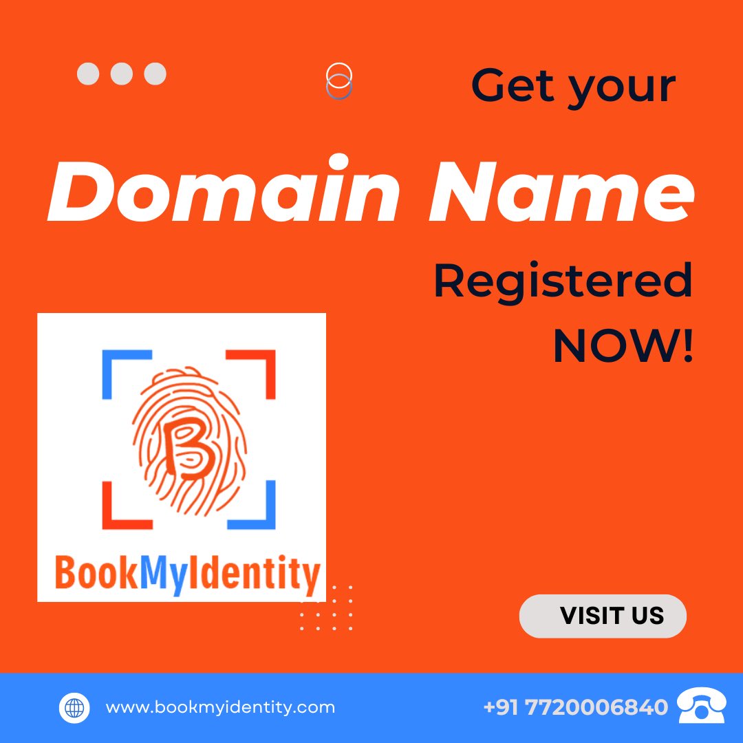 Get creative web services at Book My Identity.
Develop a high-end website for your business that would do wonders by attracting your potential consumers to your business.
Connect with Book My Identity to know more about our high-end web services. Visit - bookmyidentity.com