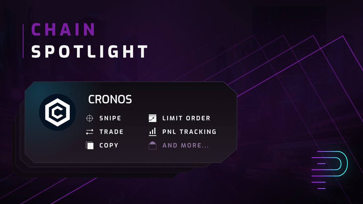 #crofam it’s time to trade like a pro with our telegram trading bot. Over 7 Million $CRO traded via our Bot in the last 48 hours 🔥 Come see what the hype is about at the #1 Trading bot on @cronos_chain .We make DEX trading easy. - fast trades - limit orders - bridging -