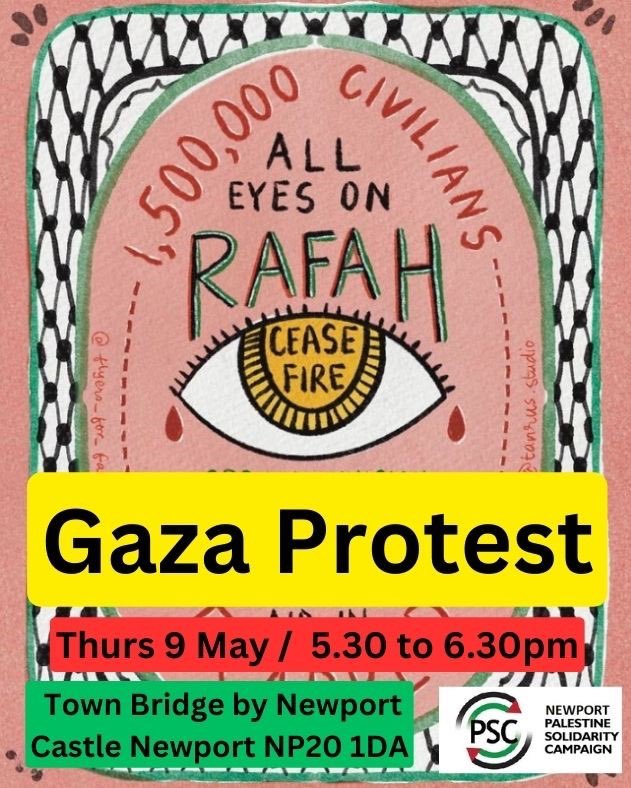 🚨 URGENT PROTEST ALERT 🚨 Israel's impending invasion of Rafah threatens 1.5 million displaced Palestinians. This is GENOCIDE! We MUST act NOW! Join us for an emergency rally on Thursday at 5:30 PM. SHARE WIDELY! #CeasefireNow #HandOffRafah
