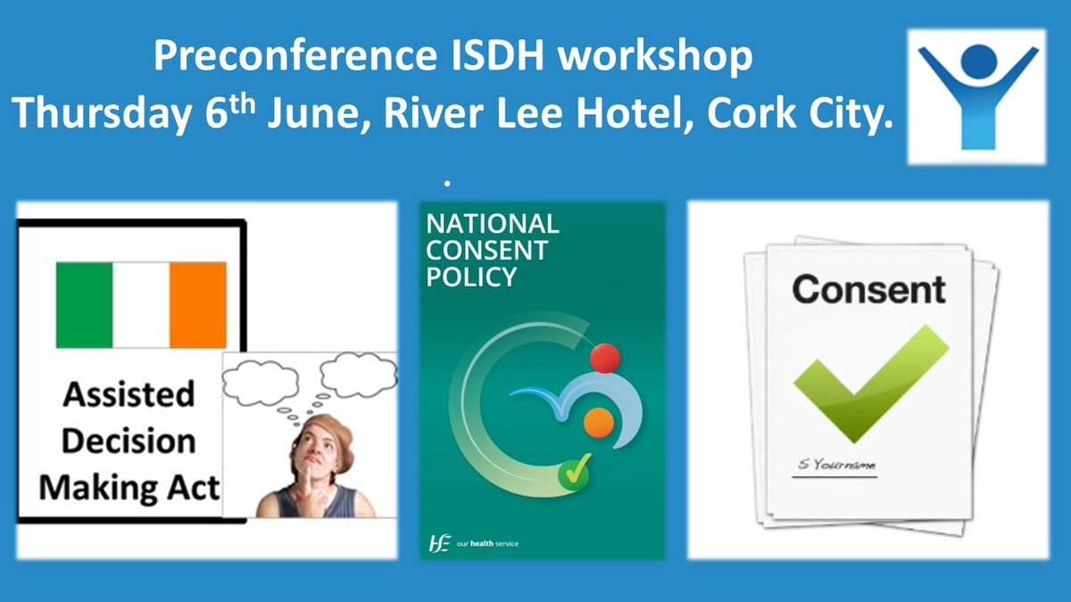 This should be a fascinating afternoon! The HSE's Elaine McCaughley, and Professors Mary Donnelly and Shaun O'Keefe will lead the Preconference session on the updated HSE national consent policy v1.2. Have you booked yet? isdh.ie/conference-202… #specialcaredentistry @HSELive