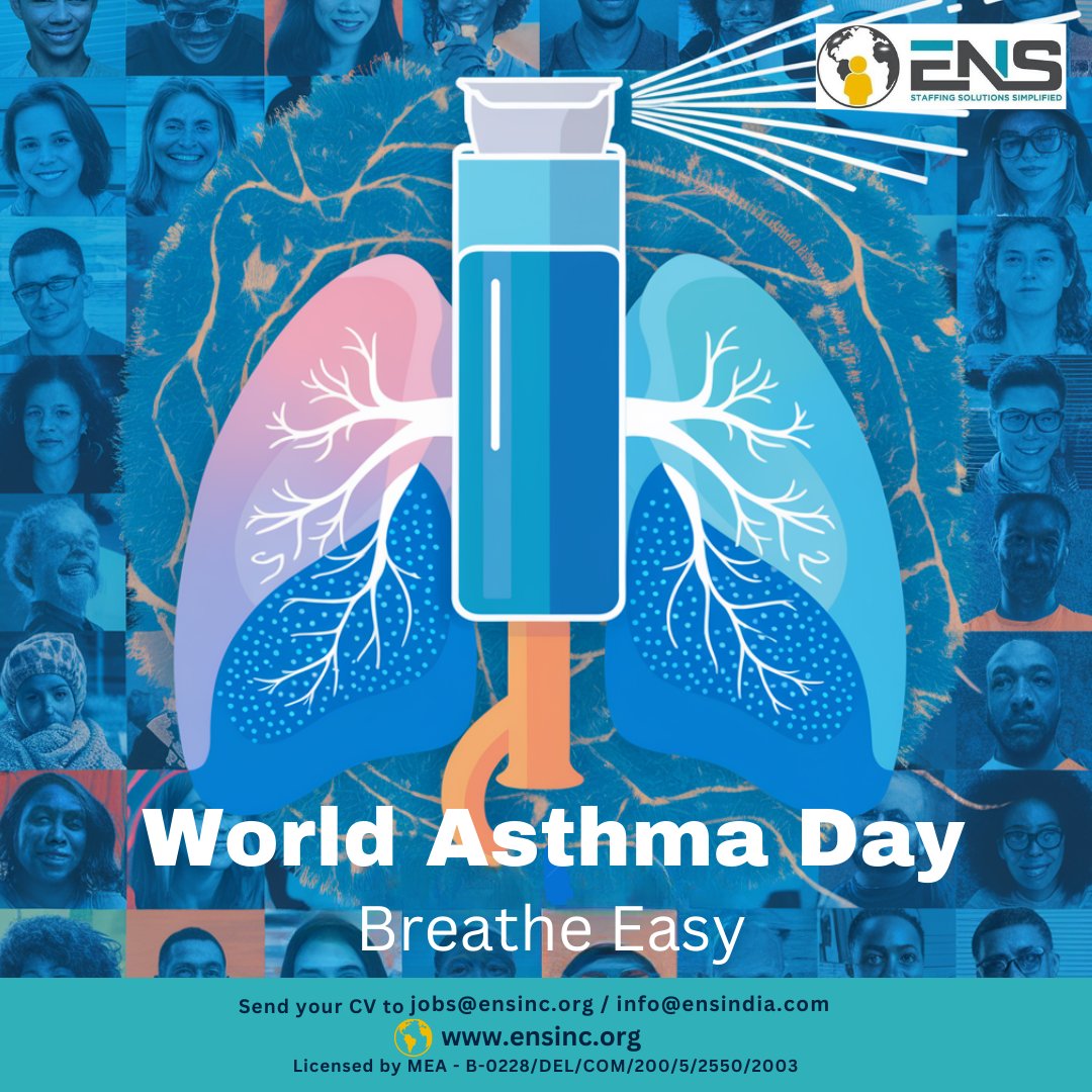 Breathing easy, living freely. World Asthma Day - raising awareness, inspiring hope.
.
.
.
.
.
.
.
.
#WorldAsthmaDay #BreathEasy #AsthmaAwareness #HealthyLungs #BreatheFreely #AsthmaSupport #InhaleExhale #AsthmaWarrior #AsthmaPrevention #LungHealth #BreatheBetter #AsthmaControl