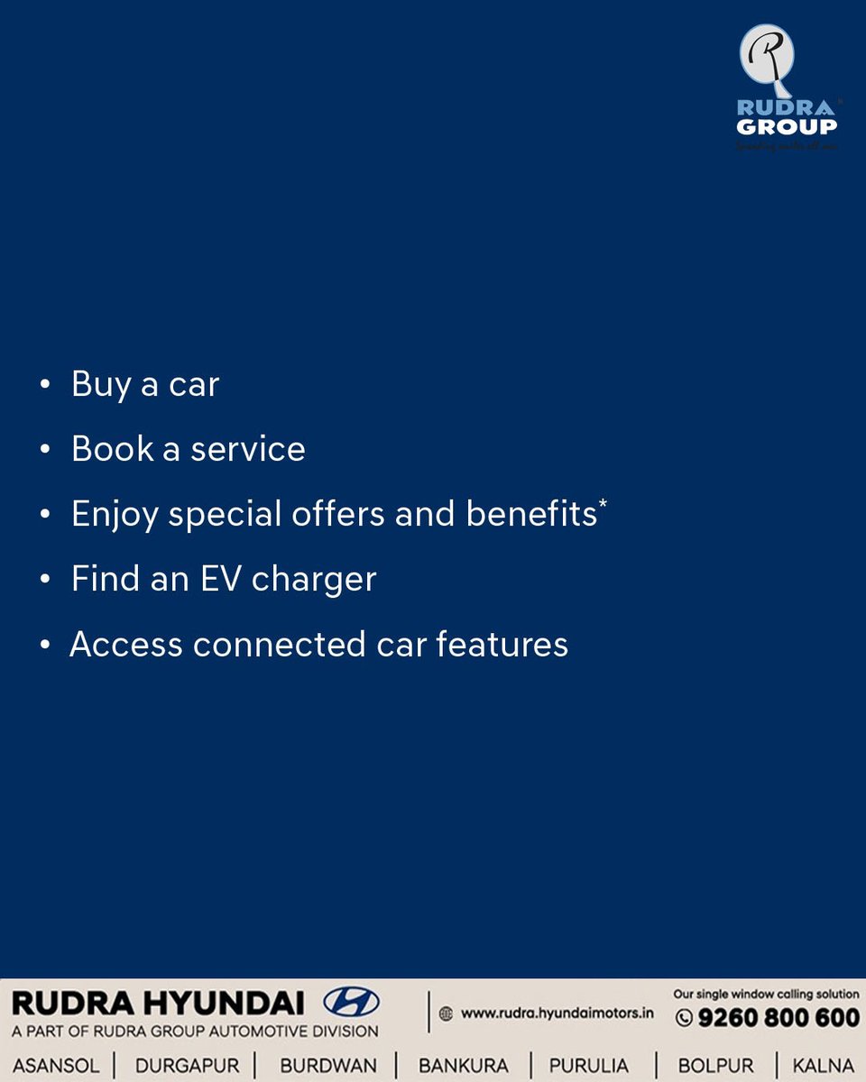 With special offers for special people like you, the myHyundai App is your exclusive access to a quality lifestyle.  Download the app today! #Hyundai #HyundaiIndia #myHyundai #SRKnebataya #ILoveHyundai #RudraHyundai #SpreadingSmilesAllOver