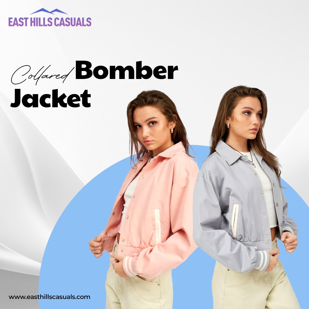emack64's tweet image. Elevate your street style with our Collared Bomber Jacket! The perfect blend of edge and sophistication.

bit.ly/3QtLhO1

#BomberJacket #CollaredJacket #FashionForward #StreetStyle #TrendyFashion