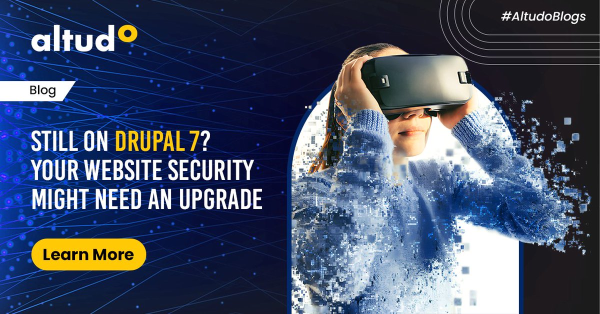 With #Drupal7 nearing the end of life, unveil the 7 reasons how migrating to #Drupal10 can elevate #CX. Gain the edge with enhanced security, seamless #ContentManagement & better ROI: altudo.co/insights/blogs…

 #DrupalCMS #Drupal #CMS #DrupalPartner #AltudoBlogs