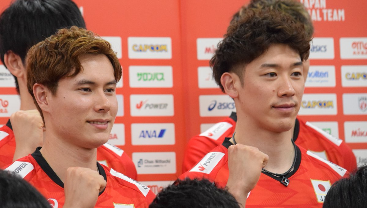 バレーボール男子日本代表
#石川祐希 選手と #高橋藍 選手が合流しています!