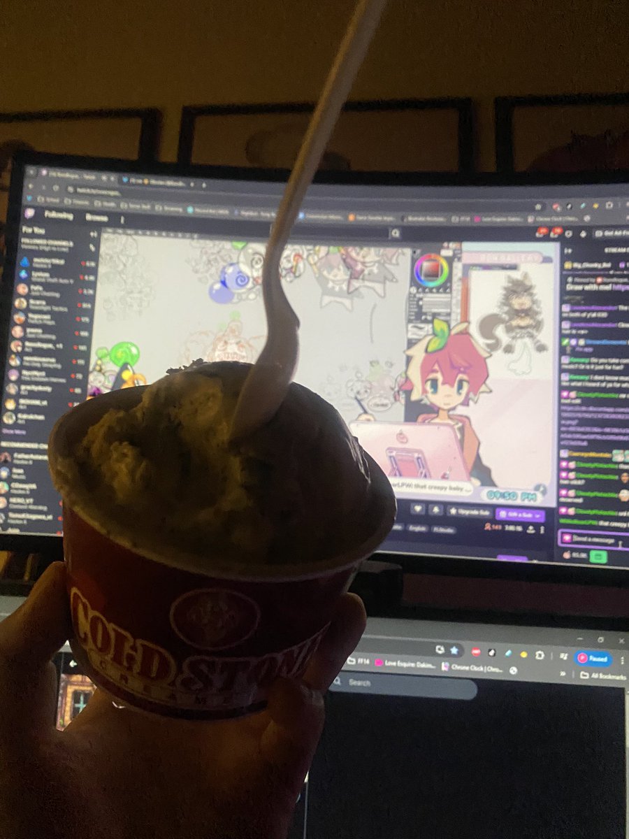 Poggers Oreo ice cream