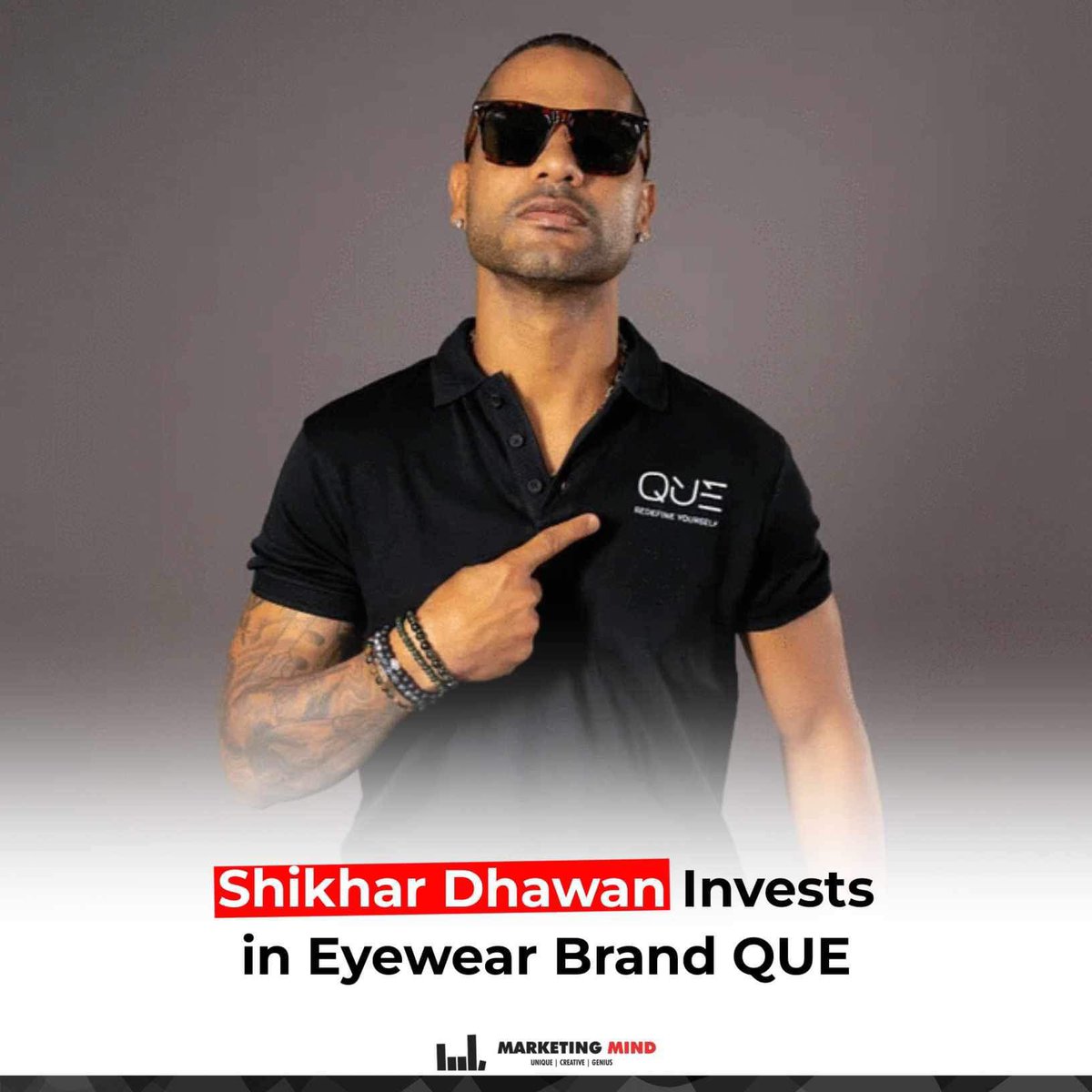 As per the company, the onboarding of Dhawan as an investor, partner, and brand ambassador will play a pivotal role in QUE’s trajectory.

#MarketingMind #WhatsBuzzing #ShikharDhawan #QUE