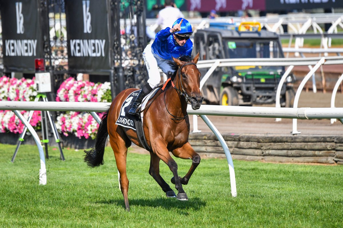 🇦🇺Who is ready for Trivia Tuesday? Let's test your knowledge on #TeamGodolphin's G1 Oaks winner #Zardozi 👇 1⃣Who is Zardozi's sire? 2⃣Who rode Zardozi when she won the G1 Kennedy Oaks? 3⃣How many stakes performances (1st 2nd or 3rd) has Zardozi had in her career so far?