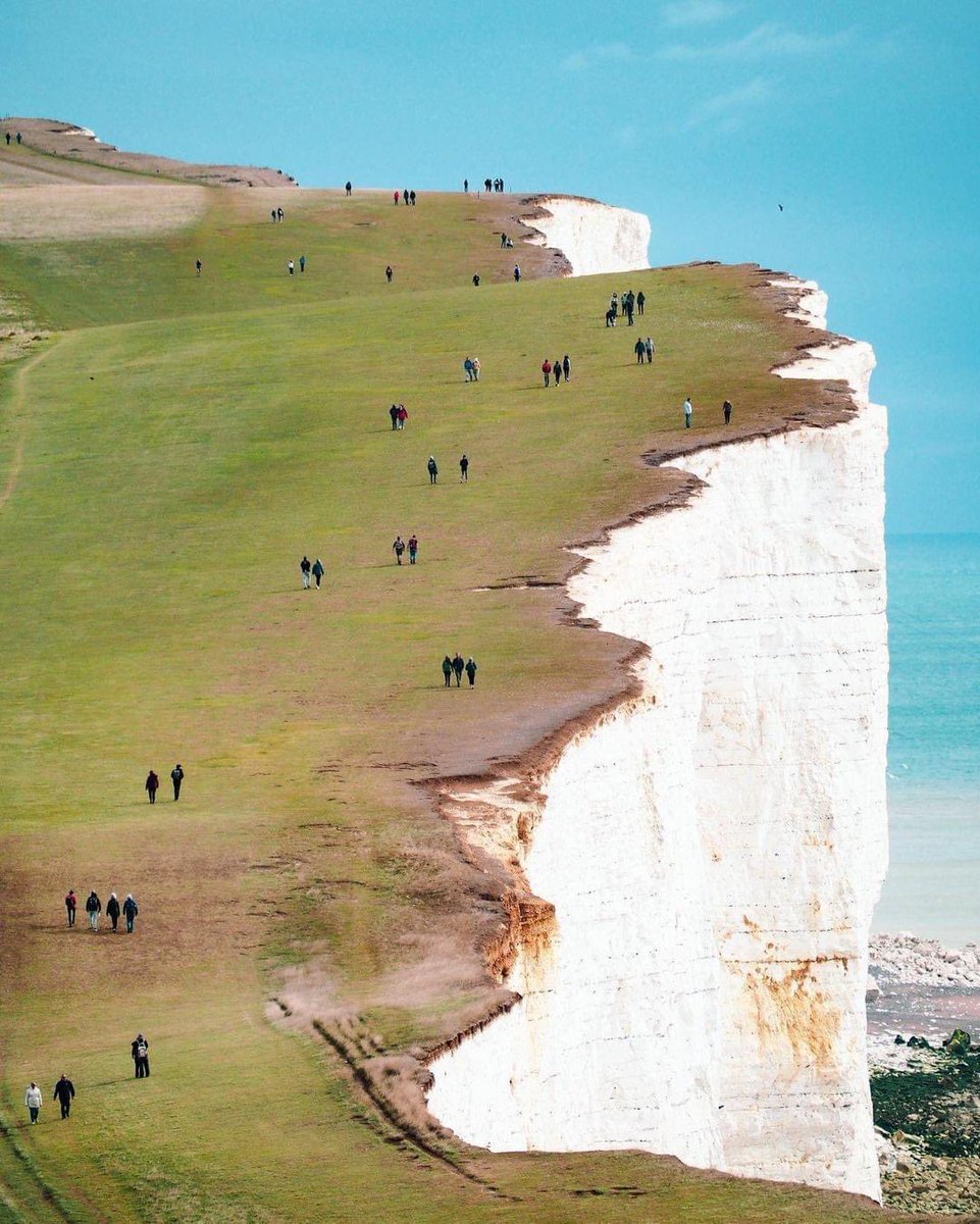 Seven Sisters Cliffs in southern England