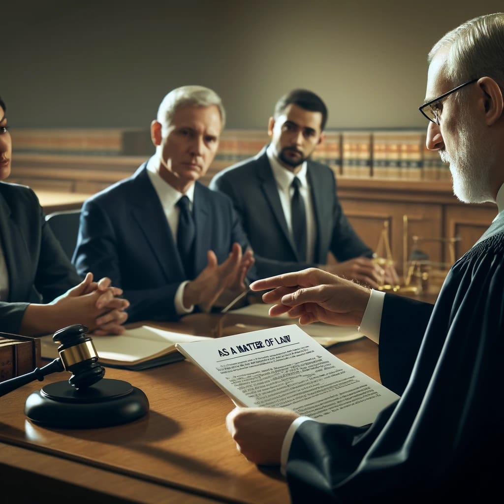 Decoding Legal Jargon: The Impact of 'As a Matter of Law' in Judicial Decisions Introduction to 'As a Matter of Law' The term 'As a Matter of Law' plays ... bailbonds.media/as-a-matter-of… #civilcases #CourtroomProcedures #criminalproceedings