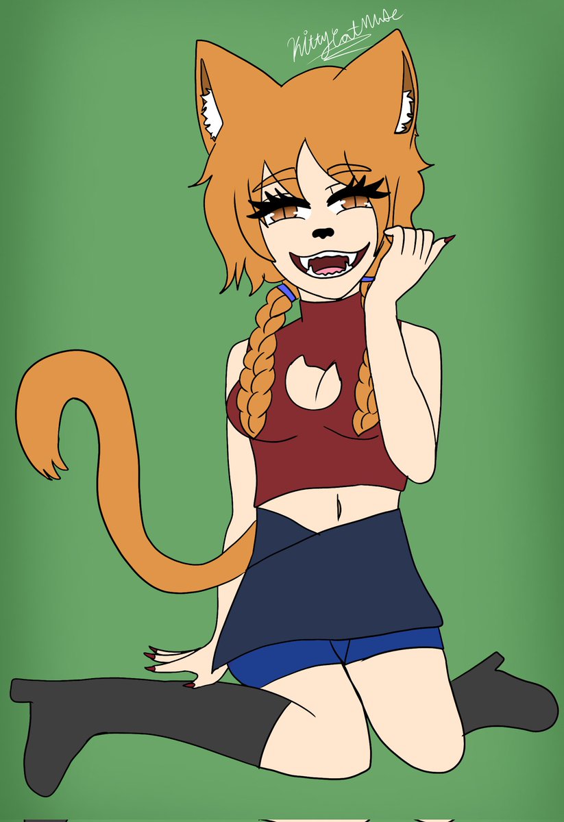 ~{🐱}

If yall wanna know what my full icon looks like. 

And I did draw it 😌