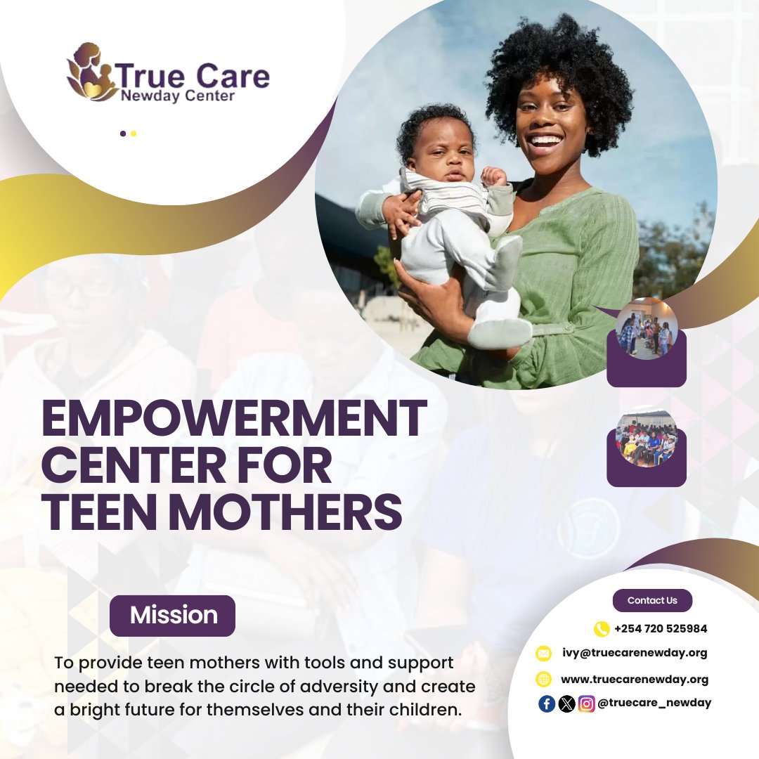 At True Care Newday Center, we endeavor to provide teen mothers with tools and support needed to break the circle of adversity and create a bright future for themselves and their children.

#truecarenewdaycenter #womenempoweringwomen #teenmoms