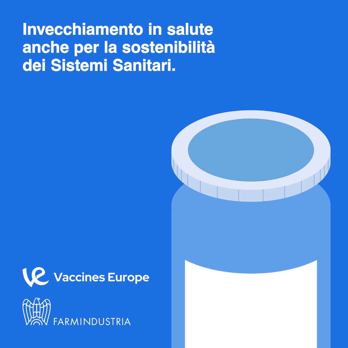 Entro il 2025, gli over 50 saranno il 50% della popolazione europea. La vaccinazione è un investimento, perché contribuisce a un invecchiamento in salute. In Italia, ogni euro speso per la vaccinazione degli adulti genera un risparmio di 16 euro. @VaccinesEurope Scopri di più: