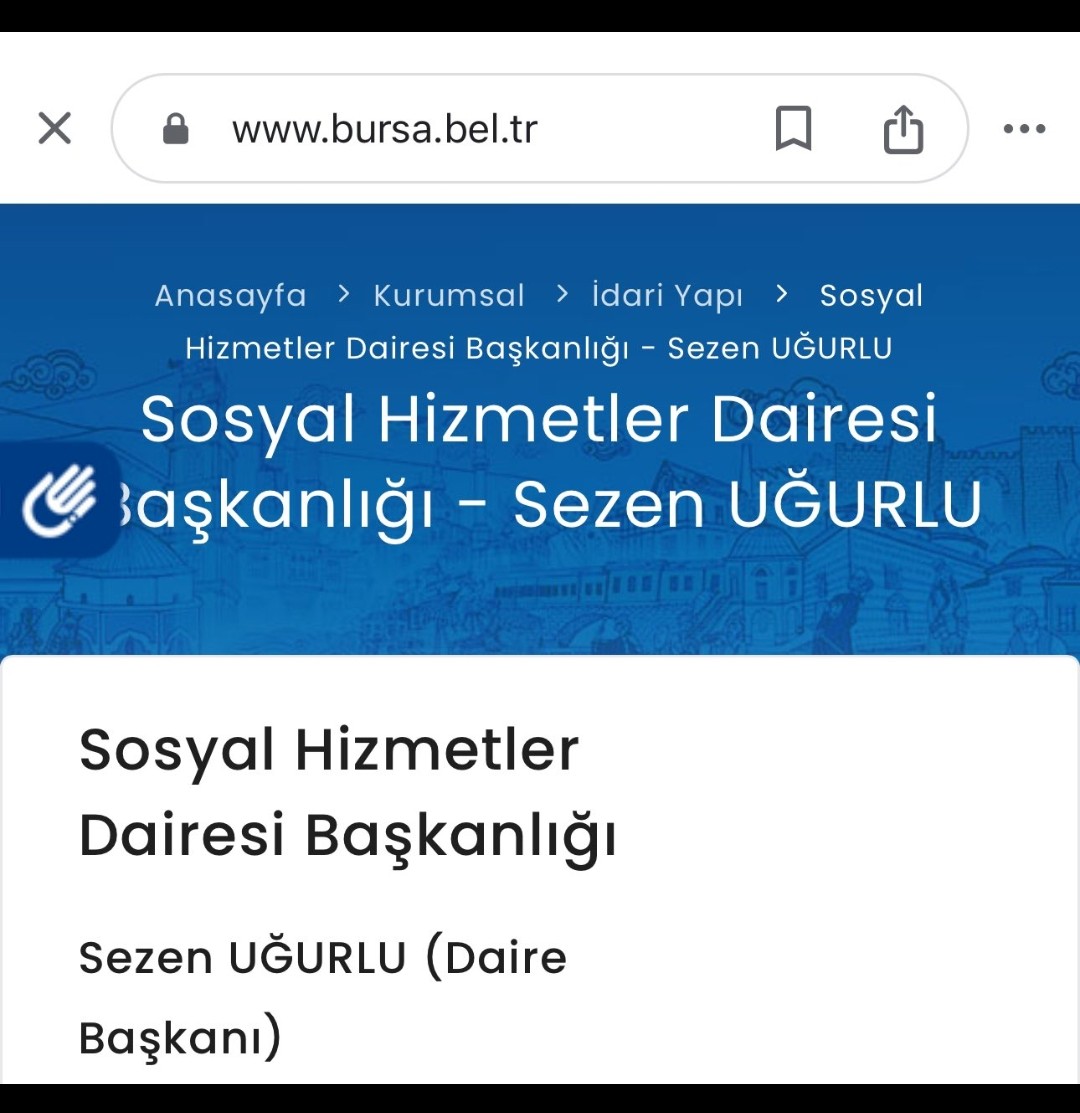 CHP'li Bursa Büyükşehir Belediye Başkanı Mustafa Bozbey ile Sosyal Hizmetler başkanlığına atadığı baldızı Sezer hanım !

Göreve gelir gelmez ,  eşi dostu akrabayı belediyeye yerleştirmeye başladı.

Bursa'da  CHP'ye oy verenler ne düşünüyor acaba ?