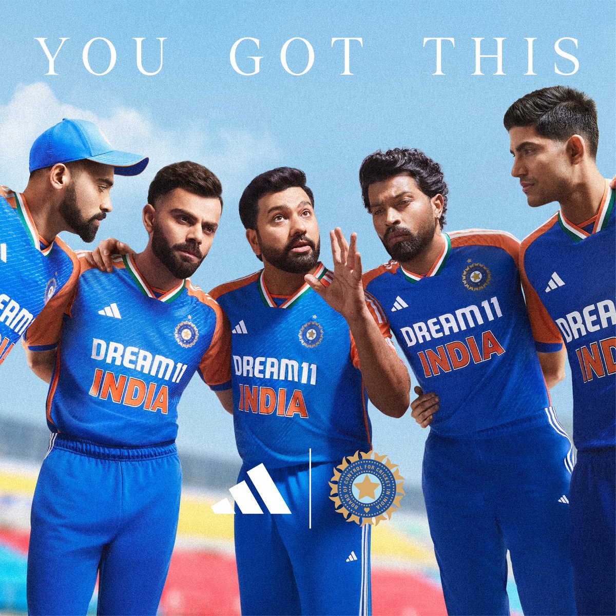 It’s only beating the world. #YouGotThis. The new team India t20 jersey is now available in stores across India and on adidas.co.in #T20WorldCup