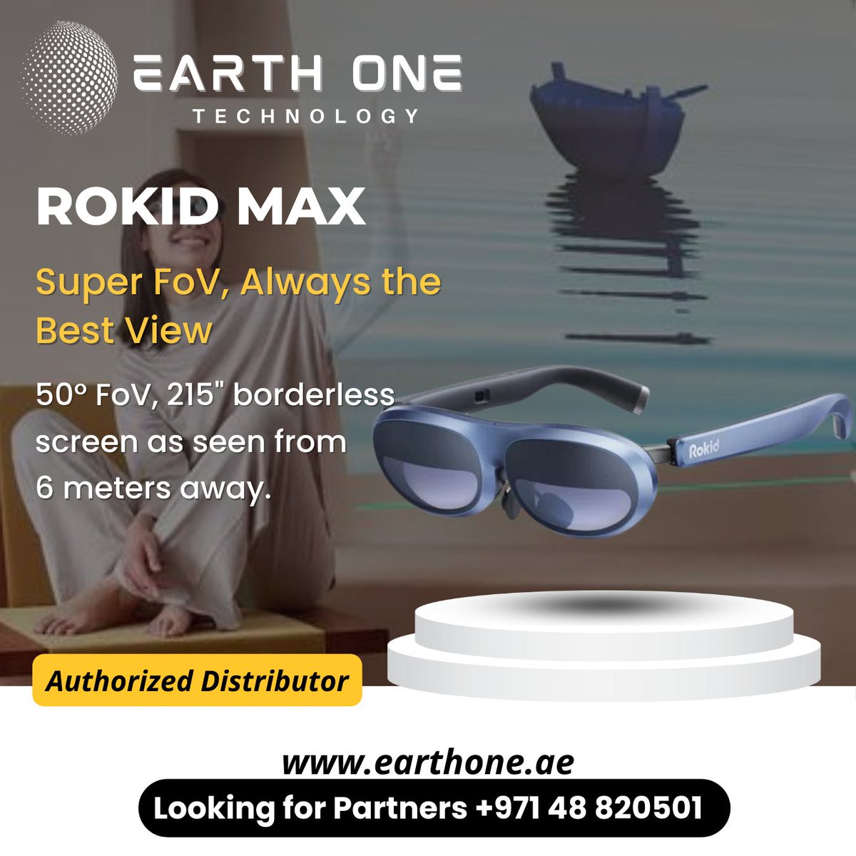 #earthone Rokid Max AR glasses

smpl.is/92nqe

#earthonedubai #smarttech #dubaitech #earthonetec #earthonetech #gcc #arglasses #rokidmax #rokidmaxglasses #rokidglasses