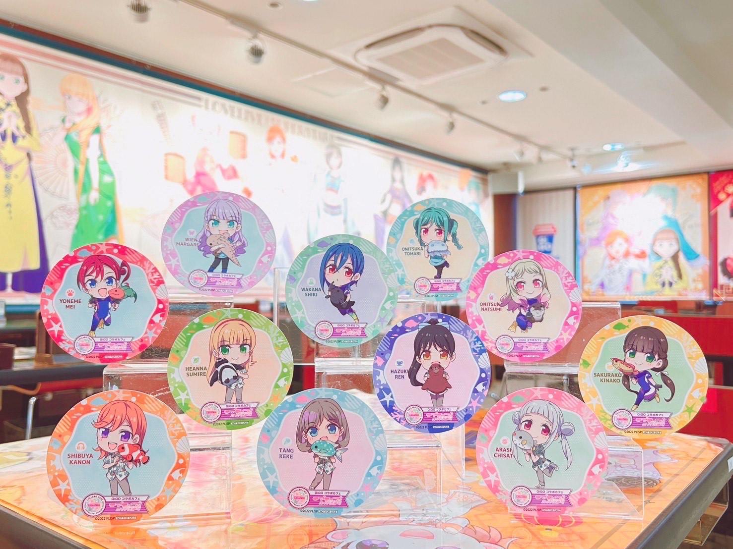 【会場限定】 ラブライブ！カフェ in 秋葉原 コースター＆スタンドミラー 会場限定】 ラブライブ！カフェ in 秋葉原 コースター＆スタンド
