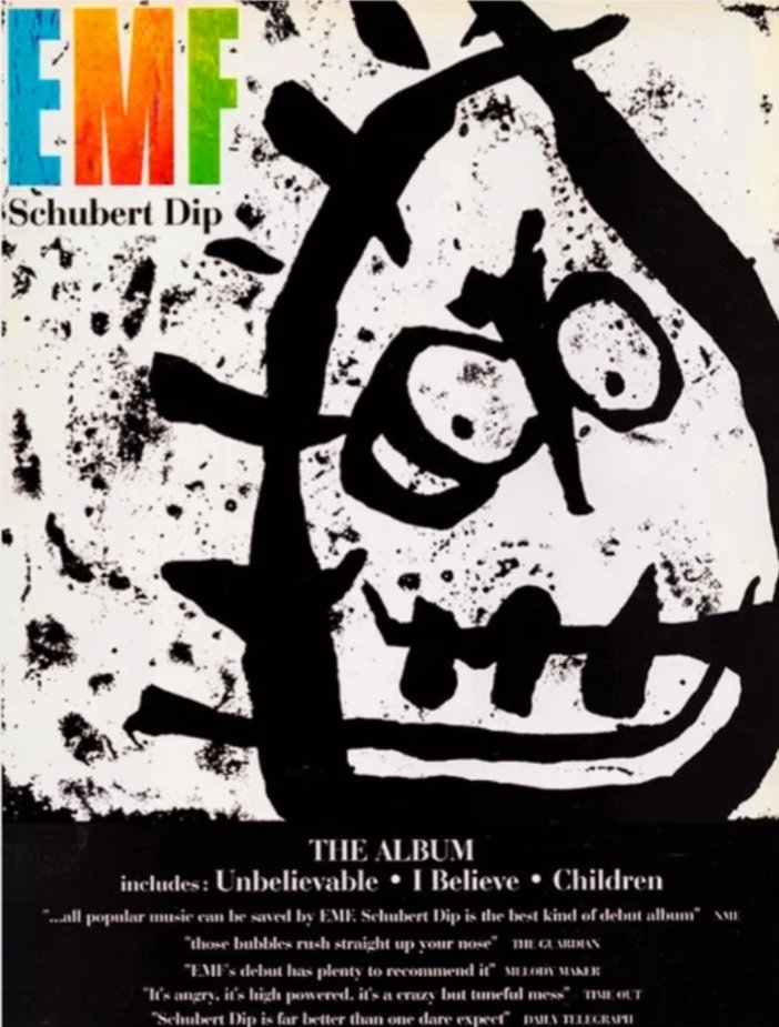 #onthisday in 1991 EMF released their debut album ● Schubert Dip