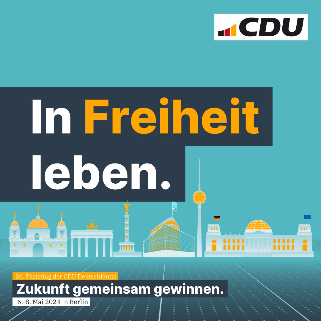 Die #CDU hat sich auf den Weg gemacht. Nach 1978, 1994 und 2007 geben wir uns heute das vierte #Grundsatzprogramm unserer Geschichte. Darin haben wir unser Wertvollstes aufgeschrieben: Unsere Grundwerte und unsere Ideen für eine gute Zukunft. #cdupt24