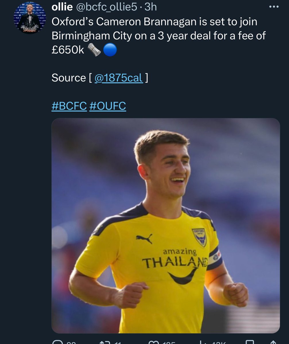 Birmingham City have already started a rivalry with Oxford United 😭😭😭