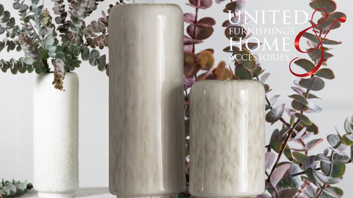 Contemporary and eye-catching, these unique vases will help create a design feature in your home and bring your interior to life. And with a high shine finish, the neutral colouring makes the vases even more versatile. unitedfurnishings.co.uk/set-of-two-cer… #offer #homedecorideas #earlybiz
