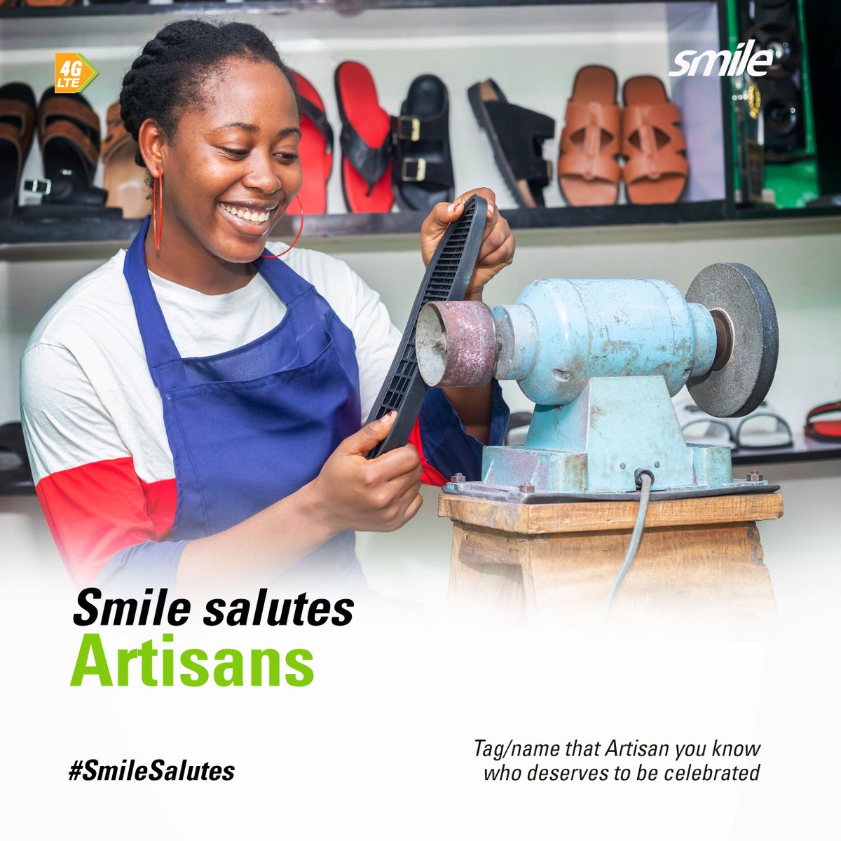 Smile Salutes the tenacity of Artisans today

Tag any hard working blue-collar worker that you know who deserves to be celebrated.

Highest nominations by reactions wins a special gift. Smile

#Smile #SmileSalutes #workersday #celebrate