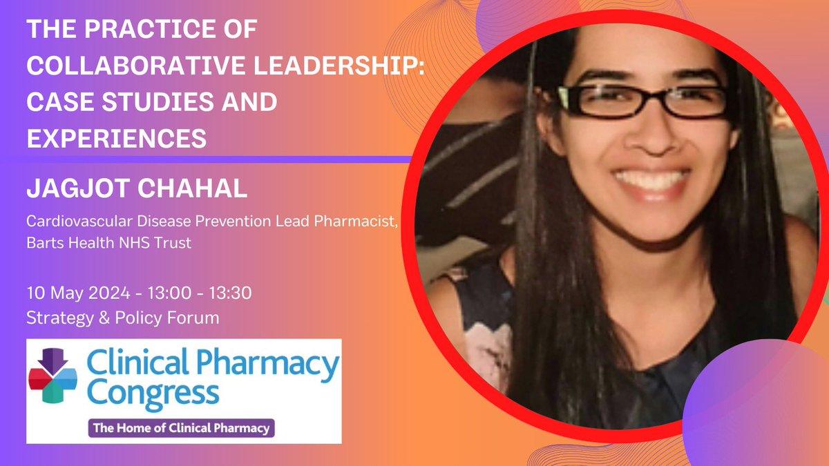 ⭕️ Join me with the @FellowsNetwork at @CPCongress on Friday 10th May 2024, at the *NEW TIME AND LOCATION of 13:00 - 13:30 at Strategy & Policy Forum*, to discuss The Practice of Collaborative Leadership: Case Studies and Experiences. See you there! #CPhOalumni @ParkeAileen
