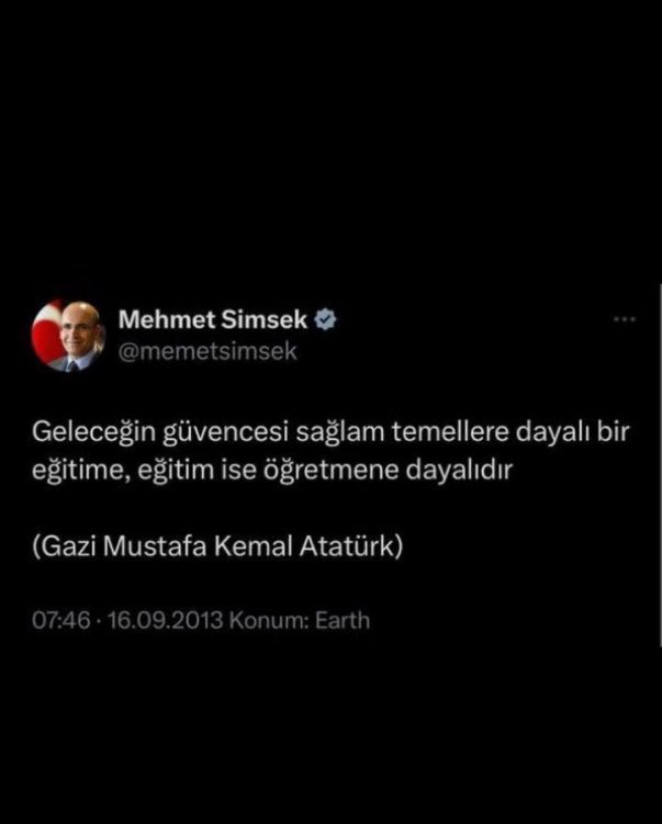 Bu yolun tek bir çıkışı var, 68 bin Atamak <a href="/RTErdogan/">Recep Tayyip Erdoğan</a> <a href="/Yusuf__Tekin/">Yusuf Tekin</a> <a href="/memetsimsek/">Mehmet Simsek</a>
#YusufTekinİstifa #ŞimşekMebeMülakatsız68Bin