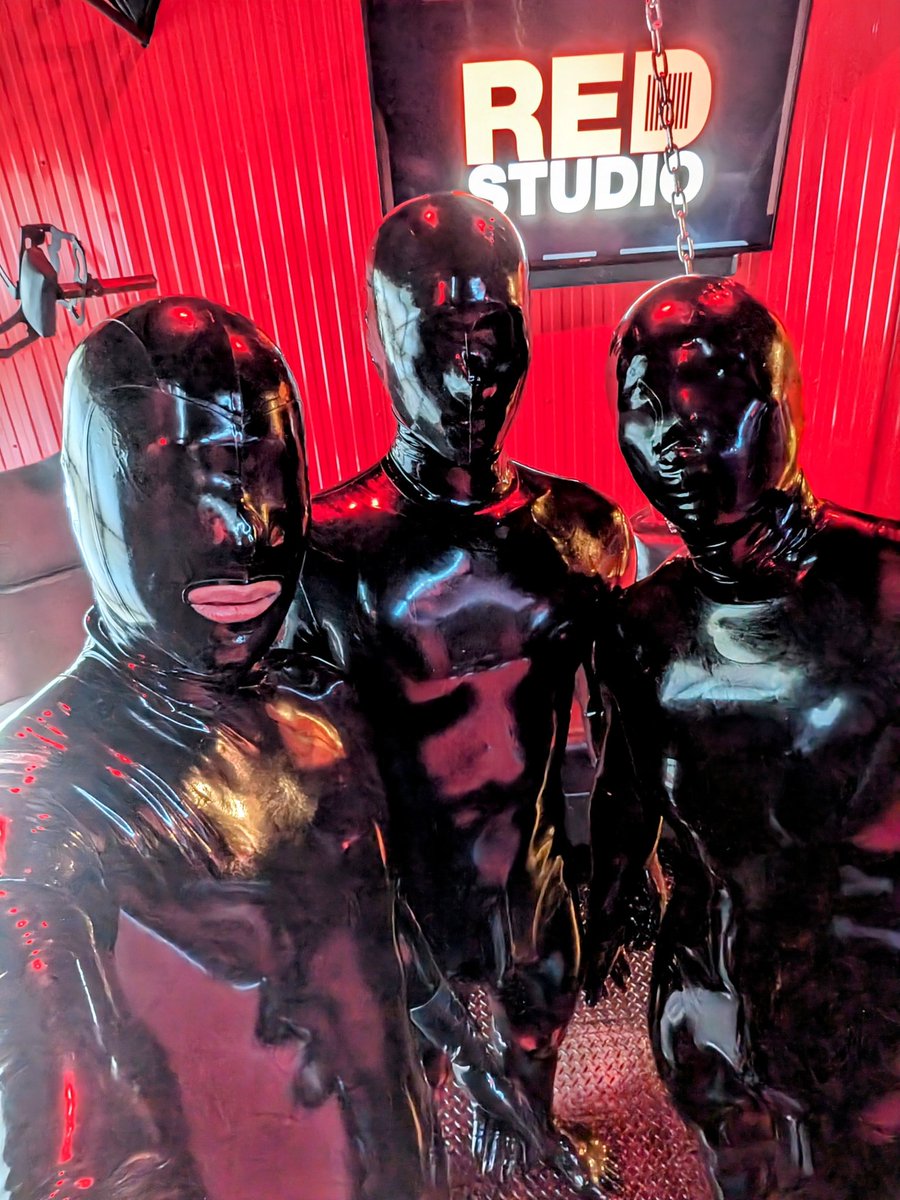 Three Rubber Drone 🤖 📌 RED Room at @redstudiobkk #redstudiobkk #redroom #redroombangkok