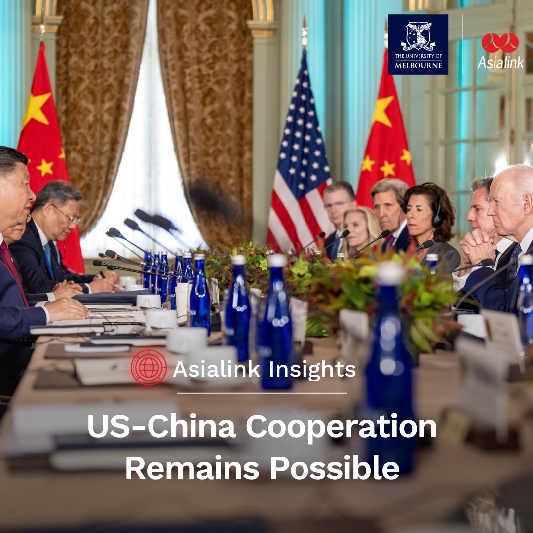 #AsialinkInsights | Despite the decline in US engagement with China, the new strategy of great-power competition does not preclude cooperation in some areas. Read more: asialink.unimelb.edu.au/insights/us-ch… @GreenleesDonald
