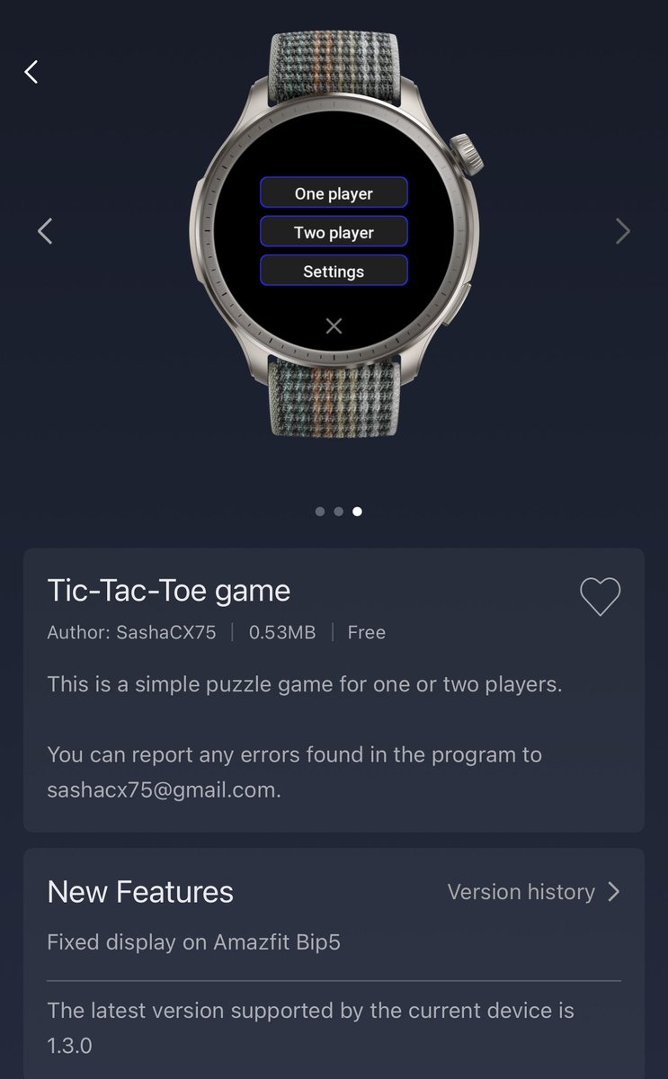 zepp_os's tweet image. Check out the Tic-Tac-Toe game on the Zepp App Store! 🎮 Simple, fun, &amp;amp; perfect for solo or 2-player brain exercise. Never underestimate this classic—more benefits than you&apos;d expect! ✨😄 #ZeppAppStore #TicTacToe #BrainExercise