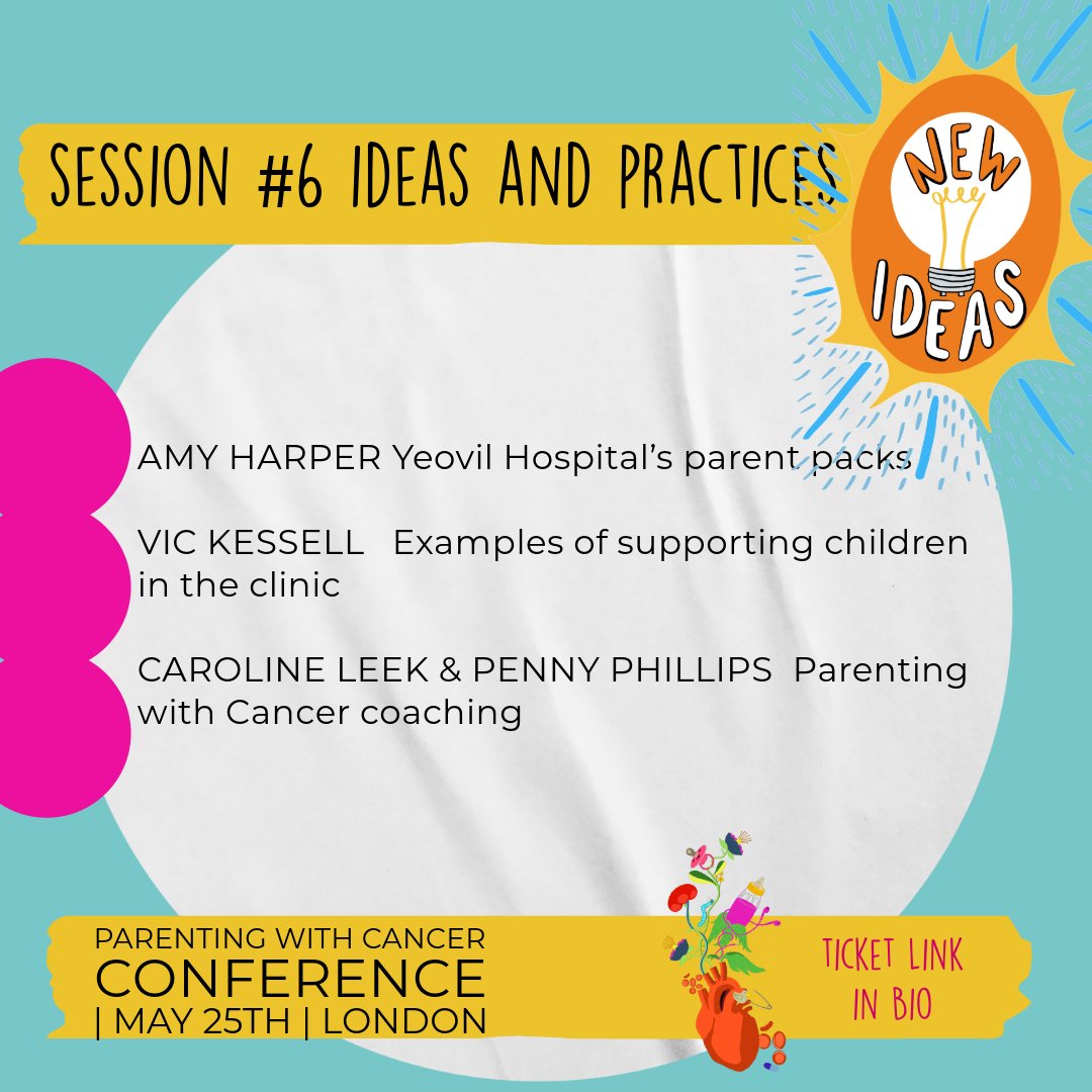 SESSION 6 The last session of the conference is about exploring new practices to support parents and their children when a parent is diagnosed with cancer. Tickets are for parents, health and social care professionals, and cancer charity staff. buytickets.at/fruitflycollec…