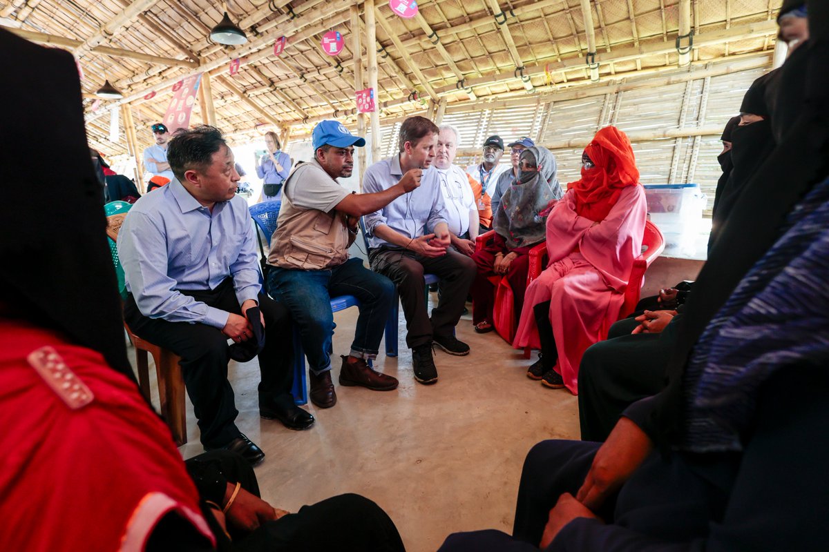 @USUNRomeAmb and delegation witnessed WFP's impact firsthand - from empowering local farmers to supporting Rohingya refugees with essential food assistance. 🍚🌾💪🏿 With support from @USAID and other donors, we're making a difference. 🌟