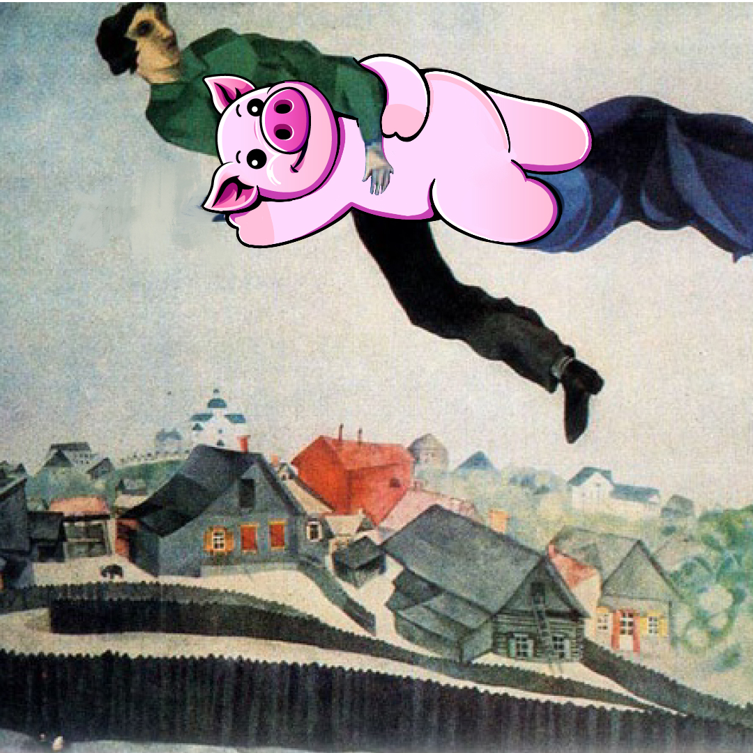 🐽✈️ Can you imagine the world's first flying pig? 

🌟 This adorable little porker is on a mission to soar through the skies!
🌈✨ Stay tuned for updates on this incredible adventure!

🌟 #FlyingPig #DreamBig #Pigcoin #polygon #memecoin