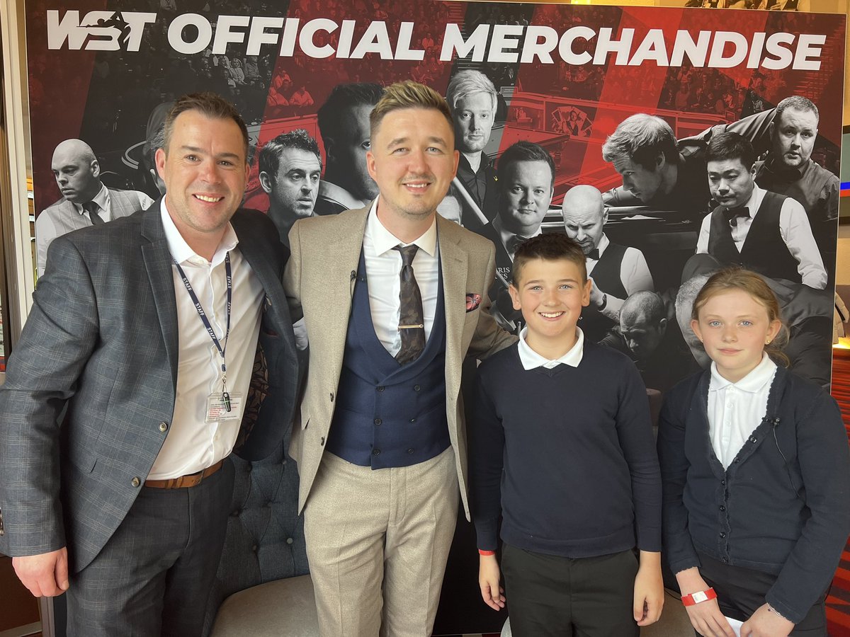 Congratulations to @KyrenWilson winning the World Snooker Championships. An absolute gent and so brilliant with the children who interviewed him last year. Thank u for inspiring the next generation 🎉👏@WeAreWST @Andymillan2013 @jasonferguson5