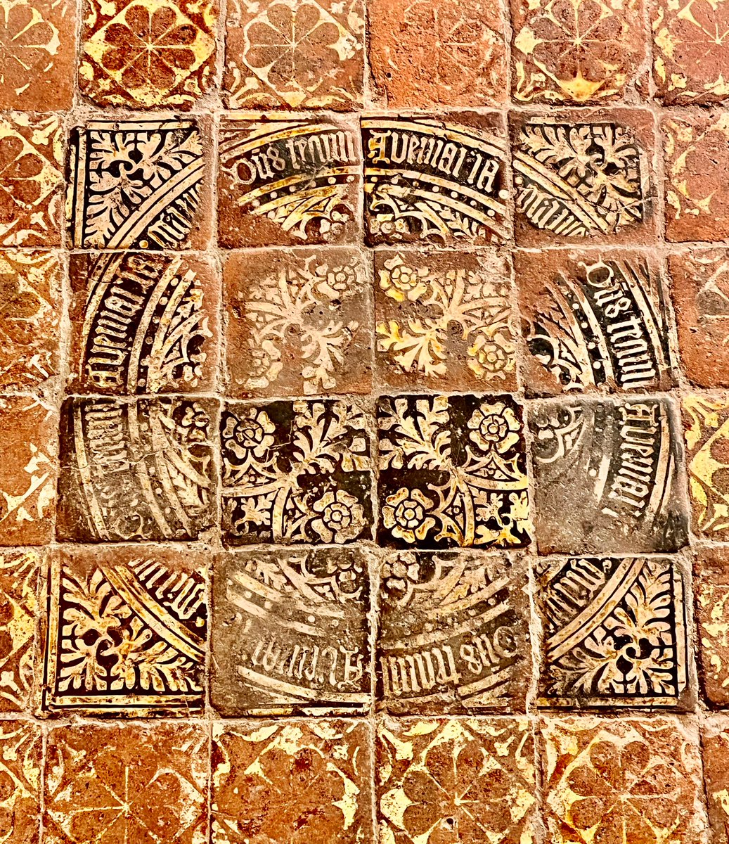 Floor tiles at Gloucester Cathedral.

#tilesontuesday